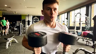 First Time Pressing 35KG Dumbbells! (Road to 50KG)