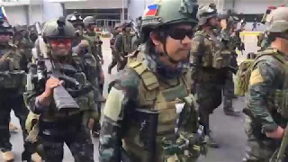 SAF Troopers from Marawi Goes Home