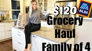 HUGE HEALTHY GROCERY HAUL ON A BUDGET + EASY CROCKPOT RECIPE // ALDI 2018