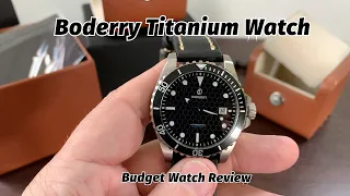 Boderry Titanium Watch Review with hands on