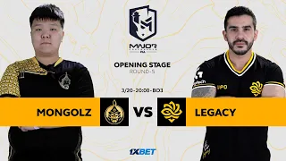 MONGOLZ vs LEGACY - PGL Major 2024 - Opening Stage - Day 4 - MN cast