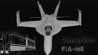 F/A-18E Super Hornet 1/72 - Flaps - Folded Wings - Conversion Tutorial