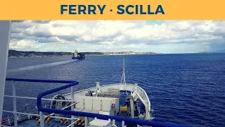 Passage on ferry SCILLA & transport of Trenitalia IC 728, Messina - Villa San Giovanni (RFI)