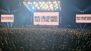 Noel Gallagher's High Flying Birds Live Glasgow OVO Hydro 20th December 2023. Various clips.