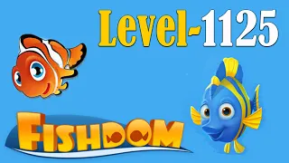 Save  fish game / fishdom / Super Hard level 1125 / #fishdom #savethefish #savefish