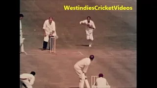 Gary Sobers Spectacular Catch off Lance Gibbs bowling