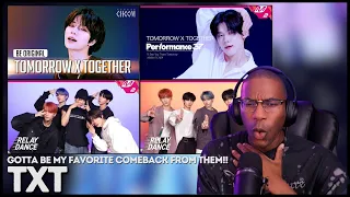 TXT | 'Deja Vu' Studio Choom & 'I'll See You There Tomorrow' Performance + Relay Dances REACTION