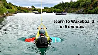 Learn to Wakeboard - 3 easy steps.