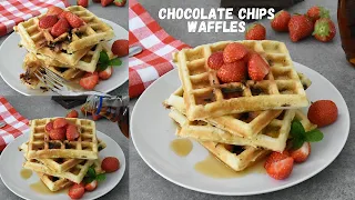 Easy Chocolate Chips Waffles Recipe