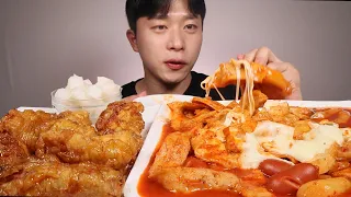 점점 매워진다...엽떡 교촌허니콤보 먹방ㆍASMR SPICY TTEOKBOKKI CHICKEN MUKBANG EATING SHOW