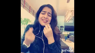 o Saathi re   Smule app online song by RVBRAO and Saara sargam👍