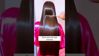 Salon like Hair spa at home 🏡 Homemade Hair spa Cream #shorts #ytshorts #shortvideo