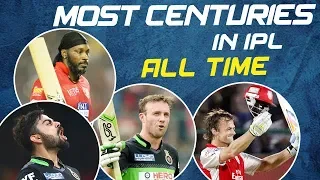 Most Centuries Record in IPL History from 2008 to 2018 - IPL All Time Records Cricket