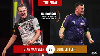 INCREDIBLE STANDARD! Littler v Van Veen - 2023 Winmau World Youth Championship Final