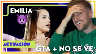 *Reacción* EMILIA – GTA + No se ve | En directo en LOS40 Music Awards Santander 2023