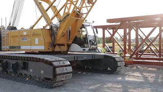 Timelapse: New Pedestrian Bridge on Bangerter