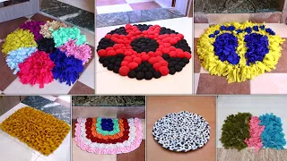 12 Beautiful Doormat Making From Old Clothes ! Handmade Things