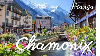 CHAMONIX uma linda cidade aos pés do pico Mont Blanc 4K