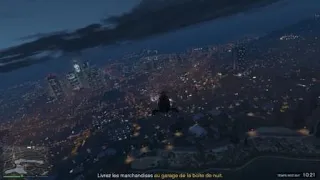 Grand Theft Auto V - dodging buzzard's missile from player