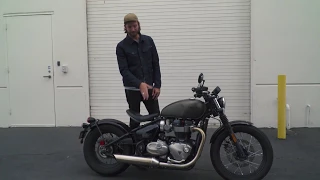 2017 Triumph Bonneville Bobber Cons