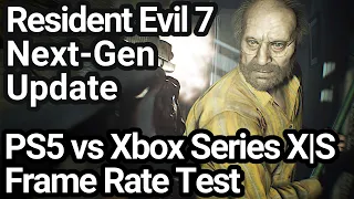 Resident Evil 7 PS5 vs Xbox Series X|S Frame Rate Comparison (Next-Gen Update)