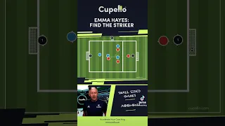 Emma Hayes: Find the Striker ⚽️🚀 Check this out at my.cupello.com/coaching/pre-season/find-striker