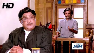 சிவாஜி கணேசன் நடிப்பை கண்டு மிரண்டு போன ரஜினிகாந்த் | Rajinikanth & Sivaji, Climax, Padikadhavan HD,