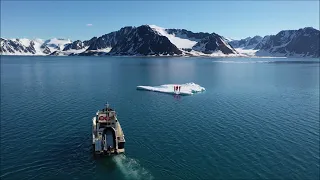 Svalbard by drone