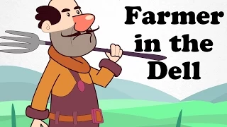 The Farmer in the Dell | Cartoon Nursery Rhymes Songs For Children