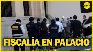 Personal del Ministerio Público llega a Palacio de Gobierno para incautar grabaciones