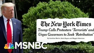 Trump Urges Governors To Be Tougher In Crackdowns On Protests | Deadline | MSNBC