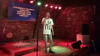 Choclett P sings “Man in the Mirror” by Michael Jackson at Cheers Karaoke bar