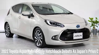 2022 Toyota Aqua Hybrid-Only Hatchback Debuts As Japan's Prius C