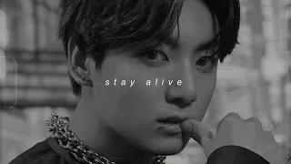 jungkook - stay alive (slowed + reverb)