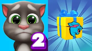 My Talking Tom 2 Vs Gift From MrBeast | Level 50