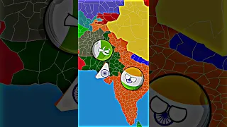 India and Pakistan Underwear War 2023 | Countries In A Nutshell | Countryballs #shorts #india #map