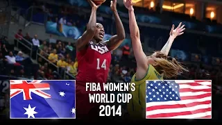 Australia 🇦🇺 v USA 🇺🇸 - Classic Full Games | FIBA Women's World Cup 2014