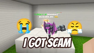 I GOT SCAM IN SKYBLOCK || BLOCKMAN GO #skyblock #blockmango #blockmangoskyblock