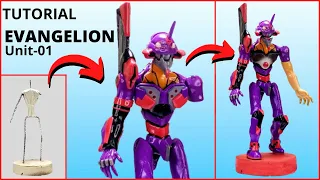 Sculpting EVANGELION UNIT-01 AWAKENING Ver. | Polymer Clay Tutorial