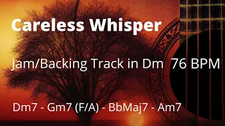 Careless Whisper Backing Track With Sax - Smooth Jazz Funk Jam Track For All Instruments And Vocals