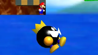 Throwing King Bob-omb Out of Bounds