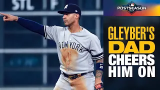 Gleyber Torres' Dad reacts to Yankees' young star's big moments in ALCS Game 1