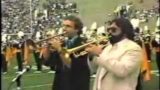 Trumpeters Al Vizzutti and Vince DiMartino playing a cadenza at the end of Firedance