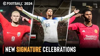 eFootball 2024 | New Signature Celebrations