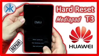 👍 Cómo resetear Huawei MediaPad T3 , hard reset 2018