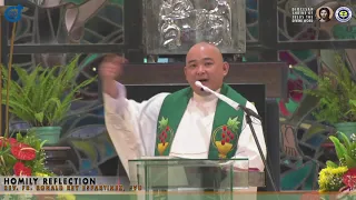 Homily By Fr. Ronald Rey Espartinez, SVD- November 8  2021   Monday 32nd Week in Ordinary Time