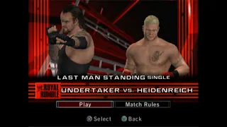 WWE - The Undertaker vs. Heidenreich - Last Man Standing (ALL COM) - Royal Rumble 2005