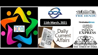 Current Affairs | 11th March, 2021