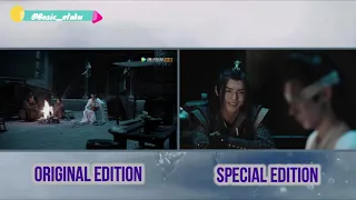 The Untamed Special Edition vs Original | Yi City Campfire Scene - Xue Yang smiles at Xiao Xingchen