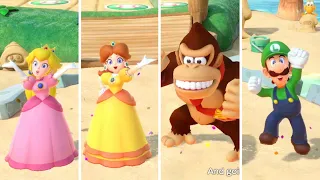 Super Mario Party Watermelon Walkabout # 10 Peach & Daisy vs Donkey Kong & Luigi